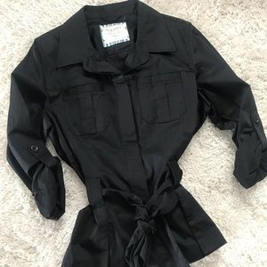 Old Navy Black Hip Length Coat
